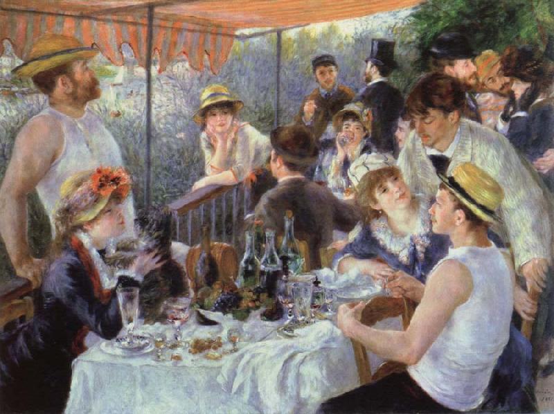 Pierre-Auguste Renoir luncheon of the boating party Germany oil painting art